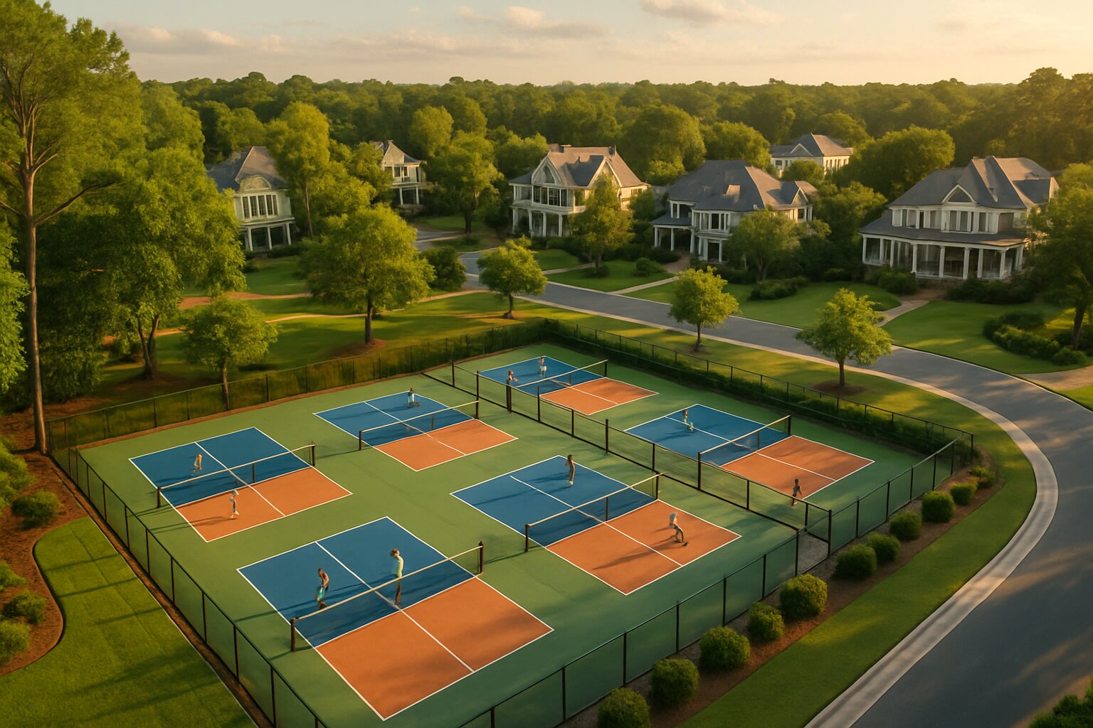 Pickleball courts near Columbia, SC communities